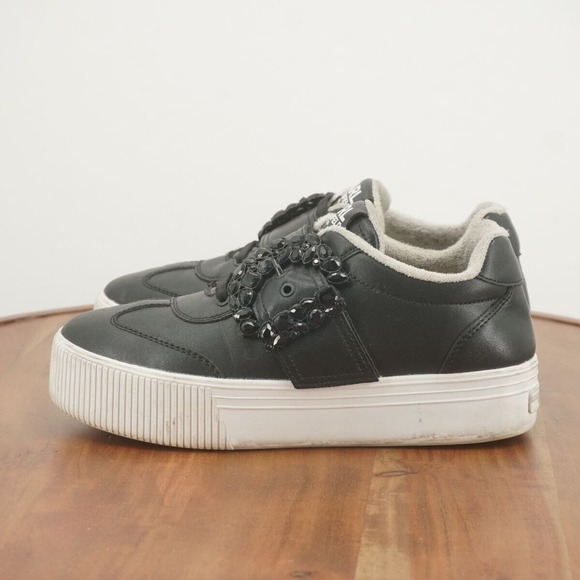 Karl Lagerfeld Black and White Sneakers - Picture 4 of 9